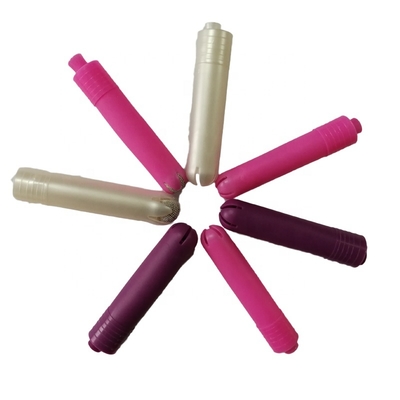 Aplicador vaginal desechable conveniente e higiénico de forma cilíndrica