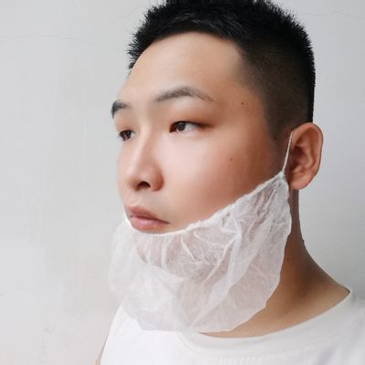 Cubrebarba desechable no tejido 45x20cm Blanco Negro Azul