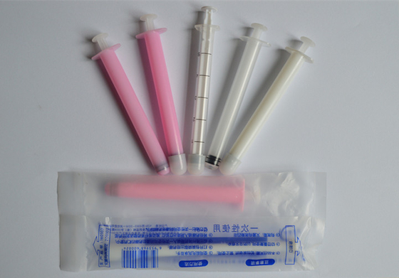 Aplicador vaginal desechable esterilizado cilíndrico Superficie lisa
