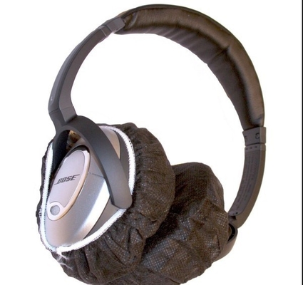 El auricular del OEM MRI cubre el manguito no tejido del auricular cubre negro
