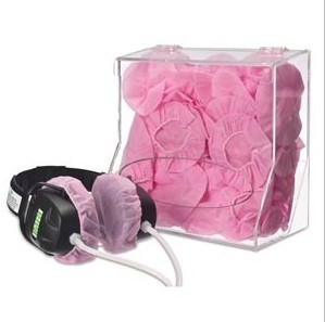 Cubiertas sanitarias a prueba de polvo de las auriculares de la cubierta disponible del auricular del PE