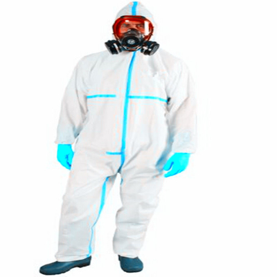 PPE disponible médico de la bata del traje de Ppekit Hazmat de la sustancia química del recinto limpio