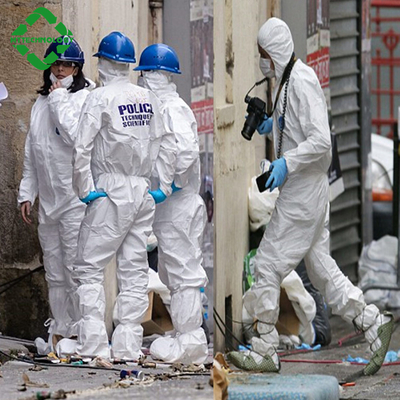 Batas protectoras disponibles del vestido del aislamiento de la bata del PPE de SMS