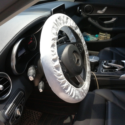 El volante disponible del asiento de carro cubre la cubierta del botón del engranaje no tejida