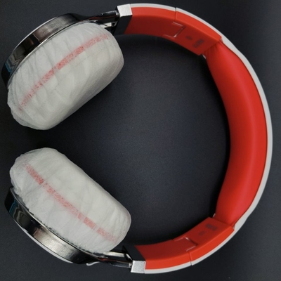 Cubierta disponible del auricular de las auriculares sanitarias blanca