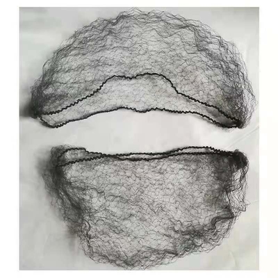 Líneas elásticos suaves invisibles red de Brown del color negro del café de pelo de nylon para las pelucas