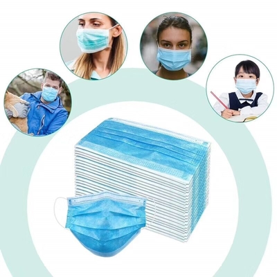 Mascarilla no tejida rosada blanca negra azul de los adultos 3 capas médicas
