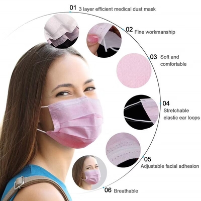 Mascarilla azul disponible no tejida de la mascarilla de los PP