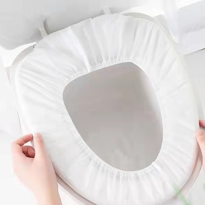 Cubierta de asiento de inodoro no tejida disponible de la prenda impermeable higiénica con el elástico