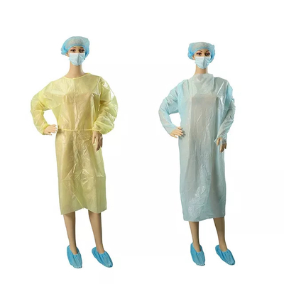 Vestido disponible S-XXXL no tejido del aislamiento del hospital